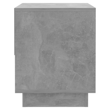 vidaXL Κομοδίνο Γκρι Σκυρ. 45x34x44cm από Επεξεργασμένο Ξύλο 1 τεμ.