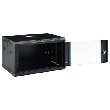 vidaXL Καμπίνα Δικτύου Επιτοίχια 6U 19'' IP20 600x450x375 χιλ.