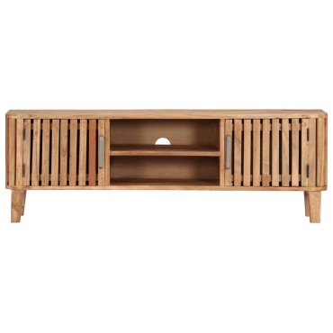 vidaXL Έπιπλο Τηλεόρασης 130x30x45cm από Μασίφ Ξύλο Ακακίας