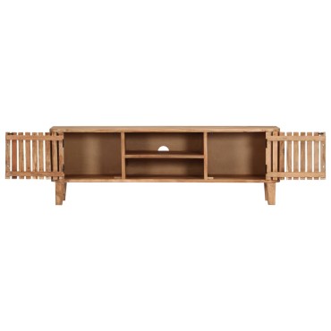 vidaXL Έπιπλο Τηλεόρασης 130x30x45cm από Μασίφ Ξύλο Ακακίας