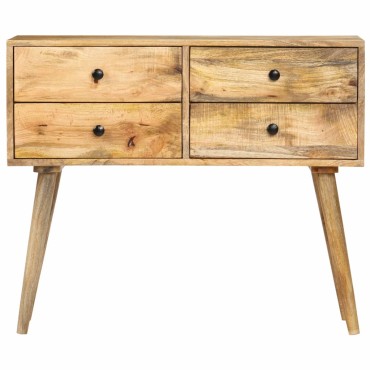 vidaXL Συρταριέρα 85x40x71cm από Μασίφ Ξύλο Μάνγκο 1 τεμ.