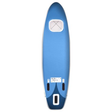 vidaXL Σανίδα SUP Φουσκωτή Σετ Θαλασσί 330 x 76 x 10 εκ.