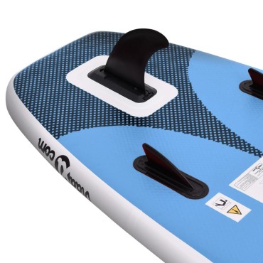 vidaXL Σανίδα SUP Φουσκωτή Σετ Θαλασσί 330 x 76 x 10 εκ.