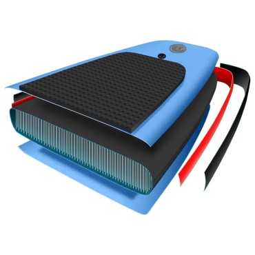 vidaXL Σανίδα SUP Φουσκωτή Σετ Θαλασσί 330 x 76 x 10 εκ.