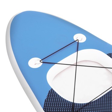 vidaXL Σανίδα SUP Φουσκωτή Σετ Θαλασσί 360 x 81 x 10 εκ.