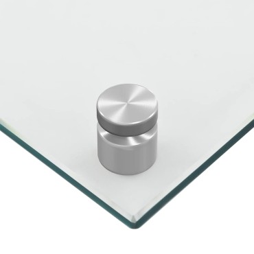 vidaXL Πλάτη Κουζίνας Διαφανής 100 x 50 εκ. από Ψημένο Γυαλί