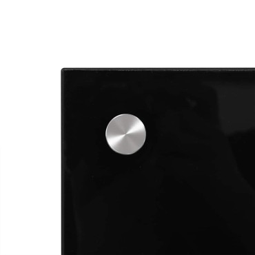 vidaXL Πλάτη Κουζίνας Μαύρη 80 x 40 εκ. από Ψημένο Γυαλί