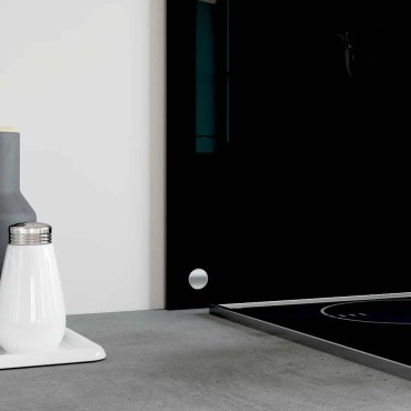vidaXL Πλάτη Κουζίνας Μαύρη 90 x 60 εκ. από Ψημένο Γυαλί