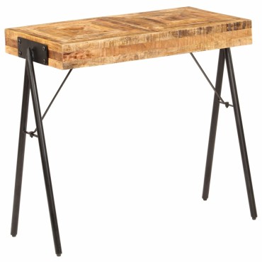vidaXL Τραπέζι Κονσόλα 80x40x75cm από Μασίφ Ξύλο Μάνγκο 1 τεμ.