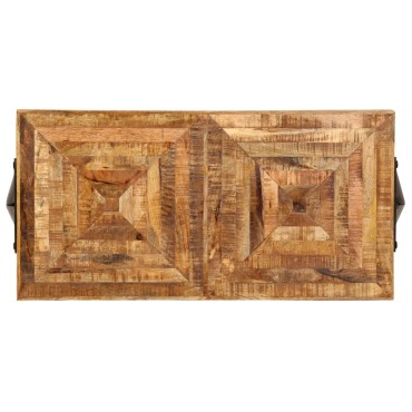 vidaXL Τραπέζι Κονσόλα 80x40x75cm από Μασίφ Ξύλο Μάνγκο 1 τεμ.