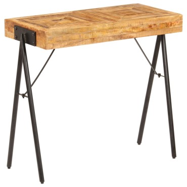 vidaXL Τραπέζι Κονσόλα 80x40x75cm από Μασίφ Ξύλο Μάνγκο 1 τεμ.