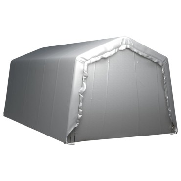 vidaXL Τέντα αποθήκευσης Γκρι 300 x 600 εκ. από Ατσάλι