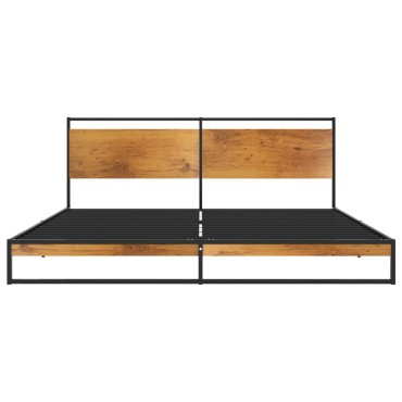 vidaXL Πλαίσιο Κρεβατιού 180x200cm Μεταλλικό 1 τεμ. - Διπλό