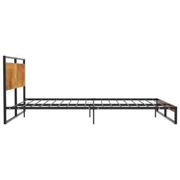 vidaXL Πλαίσιο Κρεβατιού 180x200cm Μεταλλικό 1 τεμ. - Διπλό