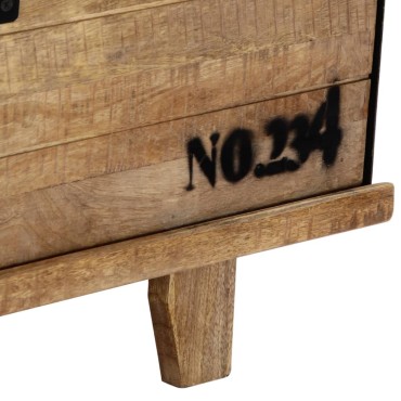 vidaXL Έπιπλο Τηλεόρασης 120x30x40cm από Μασίφ Ξύλο Μάνγκο