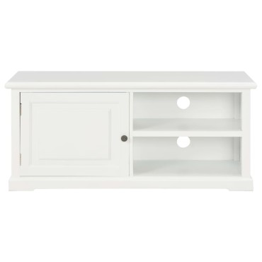 vidaXL Έπιπλο Τηλεόρασης Λευκό 90x30x40cm Ξύλινο