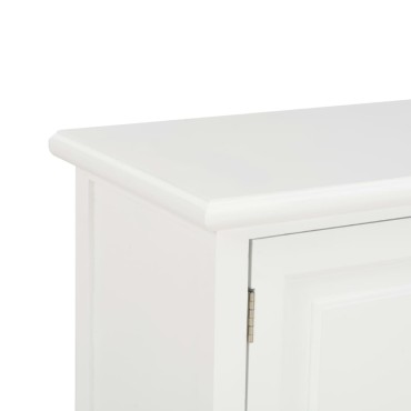 vidaXL Έπιπλο Τηλεόρασης Λευκό 90x30x40cm Ξύλινο