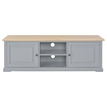 vidaXL Έπιπλο Τηλεόρασης Γκρι 120x30x40cm Ξύλινο