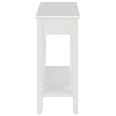 vidaXL Τραπέζι Κονσόλα Λευκό 110x35x80cm Ξύλινο 1 τεμ.