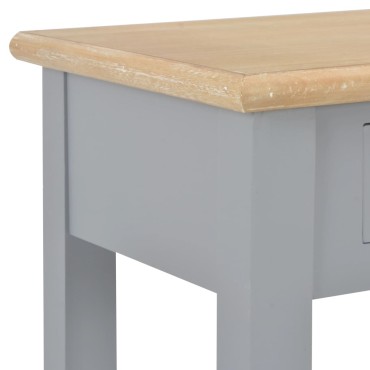 vidaXL Τραπέζι Κονσόλα Γκρι 110x35x80cm Ξύλινο 1 τεμ.