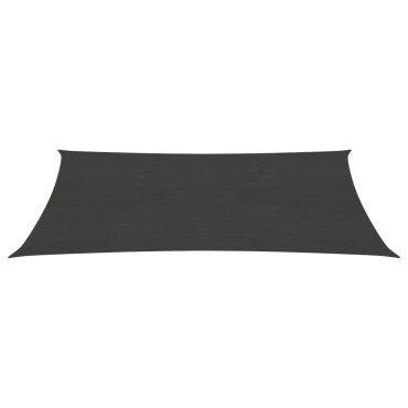 vidaXL Πανί Σκίασης Ανθρακί 3 x 6 μ. από HDPE 160 γρ./μ²