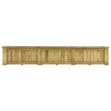 vidaXL Υπερυψωμένη Γλάστρα 291 x 50 x 50 εκ. Εμποτισμένο Ξύλο Πεύκου