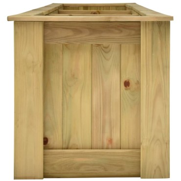 vidaXL Υπερυψωμένη Γλάστρα 291 x 50 x 50 εκ. Εμποτισμένο Ξύλο Πεύκου