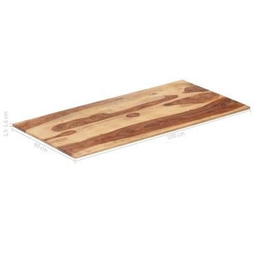 vidaXL Επιφάνεια Τραπεζιού 15-16 χιλ. 60x100cm Ξύλο Ακακίας 1 τεμ.