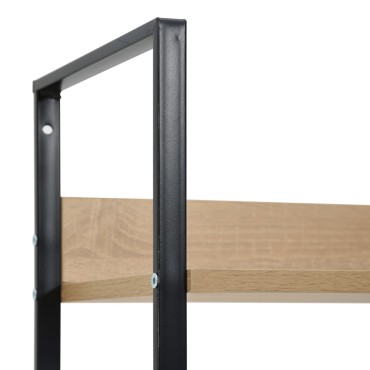 vidaXL Ραφιέρα 5 Επιπέδων Δρυς 60x27,6x158,5cm Επεξεργασμένο Ξύλο 1 τεμ.