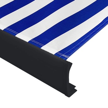 vidaXL Τέντα Κασετίνα με Μοτέρ Μπλε / Λευκή 400x300 εκ.