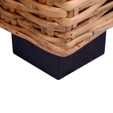 vidaXL Σετ Καναπέ 15 τεμ. από Γνήσιο Ρατάν 195x80x67cm  Διθέσιος Τριθέσιος