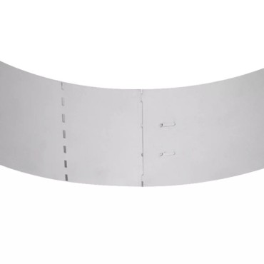 vidaXL Μπορντούρες Γκαζόν 10 τεμ. 100 x 20 εκ. Γαλβανισμένος Χάλυβας