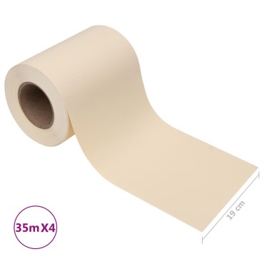 vidaXL Περιφράξεις Προστατευτικές 4 τεμ. Κρεμ 35x0,19 μ. από PVC
