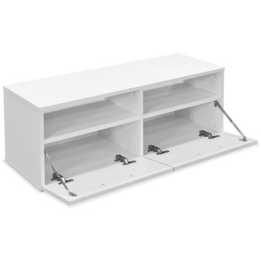 vidaXL Έπιπλα Τηλεόρασης 2 τεμ. Λευκά 95x35x36cm από Επεξ. Ξύλο