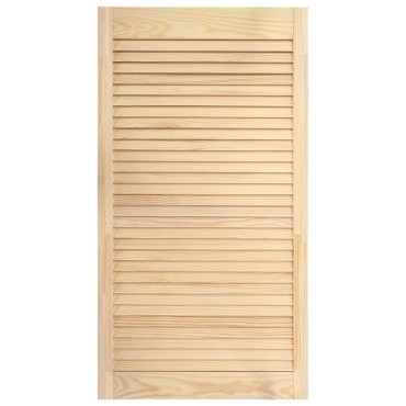 vidaXL Πορτάκια με Περσίδες 2 Τεμ. 99,3x39,4 εκ. από Μασίφ Ξύλο Πεύκου