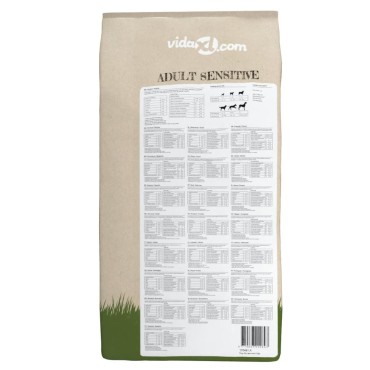 vidaXL Ξηρά Τροφή Σκύλων Premium Adult Sensitive Lamb & Rice 2τεμ 30 κ