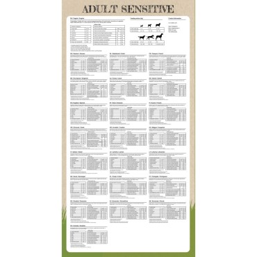 vidaXL Ξηρά Τροφή Σκύλων Premium Adult Sensitive Lamb & Rice 2τεμ 30 κ
