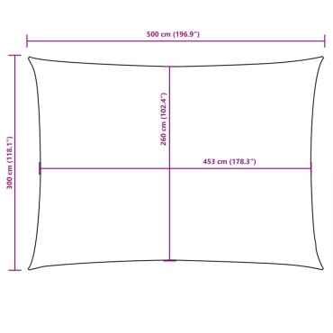 vidaXL Πανί Σκίασης Ορθογώνιο Taupe 3 x 5 μ. από Ύφασμα Oxford
