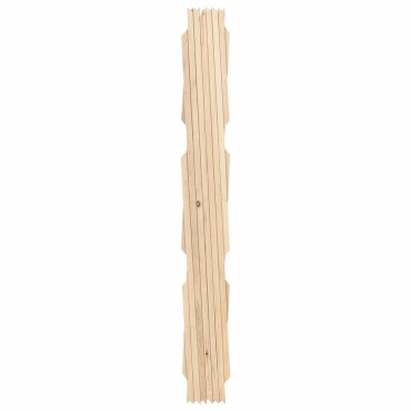 vidaXL Καφασωτό Φράχτης 5 τεμ. 180x80cm από Μασίφ Ξύλο Ελάτης