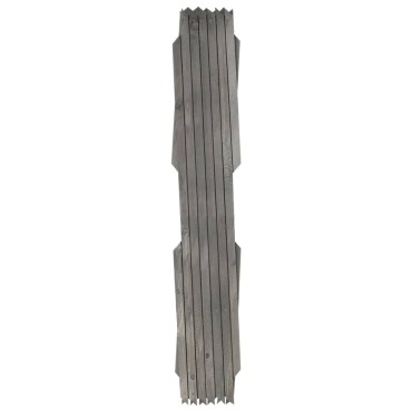 vidaXL Καφασωτό Φράχτης 5 τεμ. Γκρι 180x60cm από Μασίφ Ξύλο Ελάτης