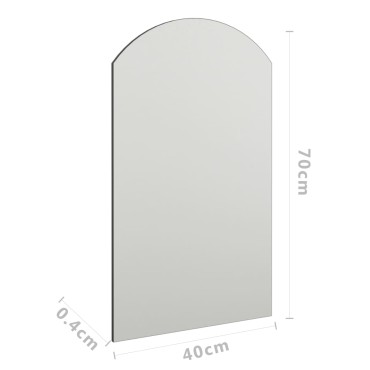 vidaXL Καθρέφτης 70 x 40 εκ. Γυάλινος