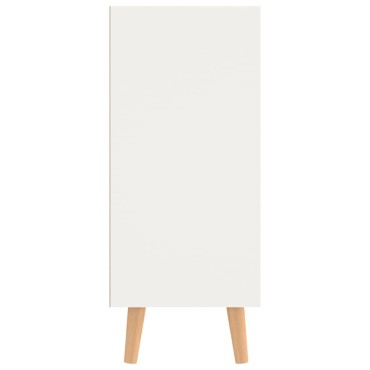 vidaXL Μπουφές Λευκός/Sonoma Δρυς 90x30x72cm Επεξεργασμένο Ξύλο 1 τεμ.