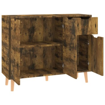 vidaXL Μπουφές Καπνιστή Δρυς 90x30x72cm από Επεξεργασμένο Ξύλο 1 τεμ.