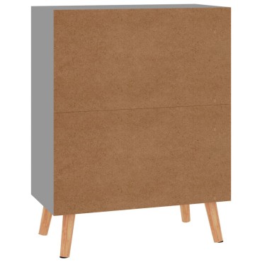 vidaXL Μπουφές Γκρι 60x30x72cm από Επεξεργασμένο Ξύλο 1 τεμ.