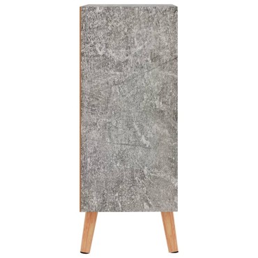 vidaXL Μπουφές Γκρι Σκυροδέματος 60x30x72cm Επεξεργασμένο Ξύλο 1 τεμ.