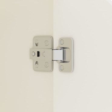 vidaXL Μπουφές Γυαλιστερό Λευκό 60x30x72cm από Επεξεργασμένο Ξύλο 1 τεμ.