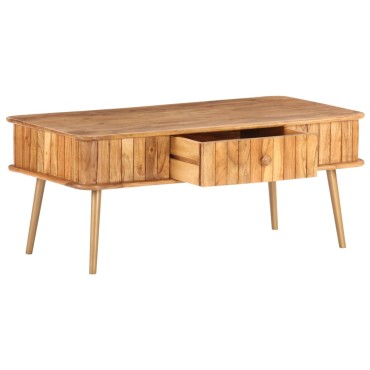 vidaXL Τραπεζάκι Σαλονιού 100x50x40cm από Μασίφ Ξύλο Ακακίας 1 τεμ.