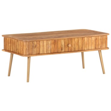 vidaXL Τραπεζάκι Σαλονιού 100x50x40cm από Μασίφ Ξύλο Ακακίας 1 τεμ.