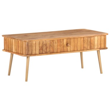 vidaXL Τραπεζάκι Σαλονιού 100x50x40cm από Μασίφ Ξύλο Ακακίας 1 τεμ.