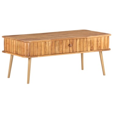 vidaXL Τραπεζάκι Σαλονιού 100x50x40cm από Μασίφ Ξύλο Ακακίας 1 τεμ.